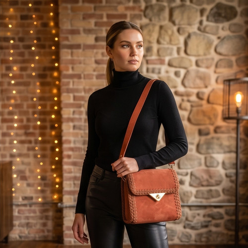 Borsa tracolla artigianale - a,