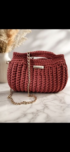 Borsa fatta mano uncinetto - a,