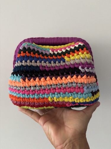 Borsa clutch all uncinetto - borsa,