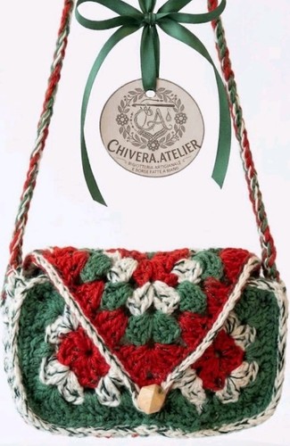 Borsa donna uncinetto - ​borsa, fatta