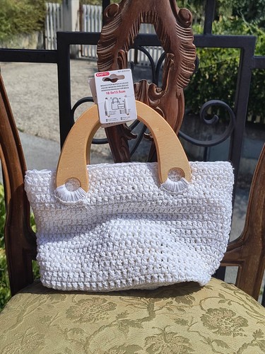 Borsa bianca fatta - a, ad