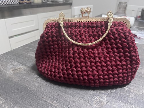 Borsa fatta mano uncinetto - fatta,