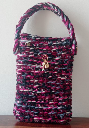 Borsa donna lana fatta a - di,