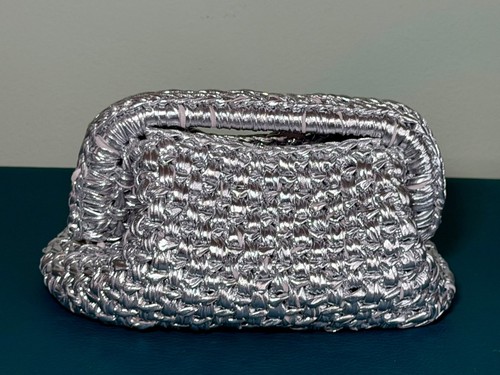 Borsa uncinetto fatta a - borsa,