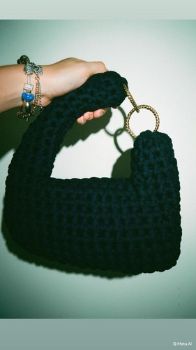Borsa hobo uncinetto - borsa,
