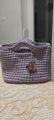 Borsa mano donna uncinetto - mano,