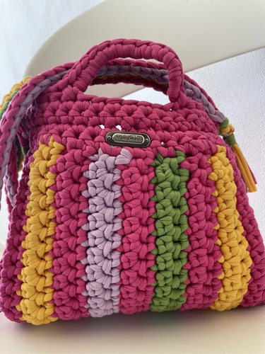 Borsa fatta mano - mano, uncinetto.
