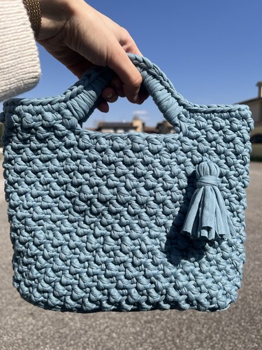 Borsa uncinetto fatta mano - fatta,