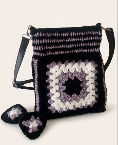 Borsa donna tracolla uncinetto - borsa,