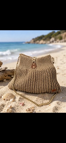 Borsa fatta mano uncinetto - borsa,