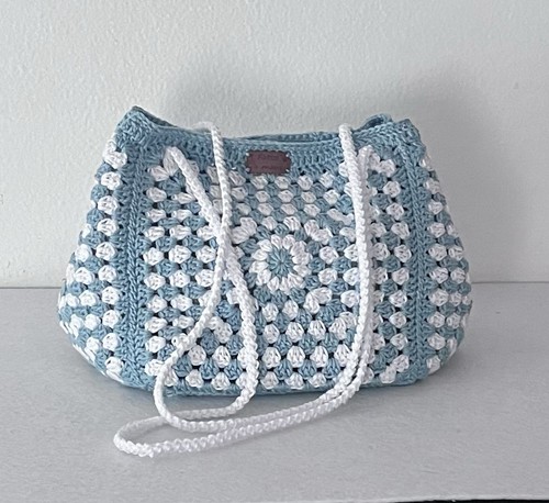 Borsa granny uncinetto - granny,,