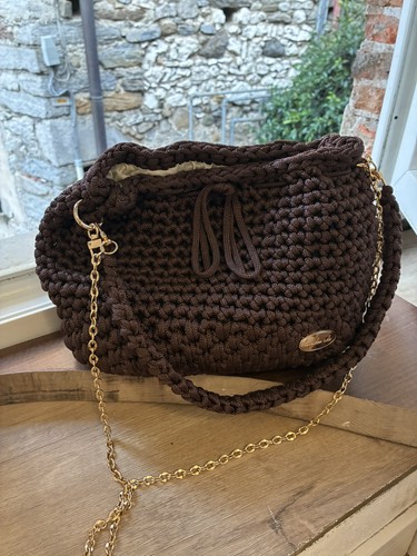 Borsa clutch all - borsa, all'uncinetto