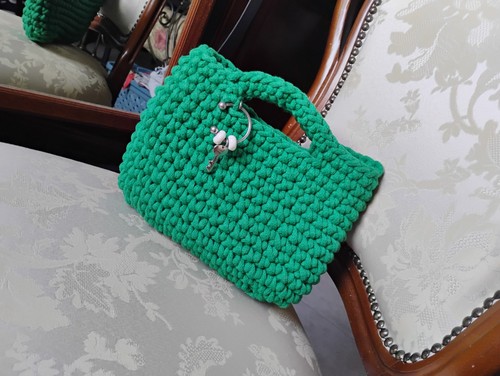 Borsa mano donna verde - borsa,