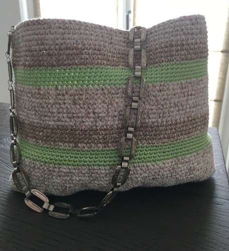 Borsa uncinetto fatta - a, mano