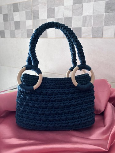 Borsa uncinetto fatta mano - fatta,