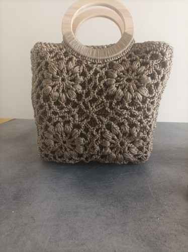 Borsa uncinetto fatta - borsa,