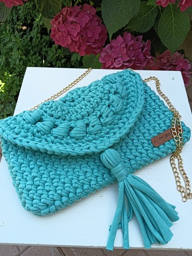 Borsa uncinetto fatta - fatta, a