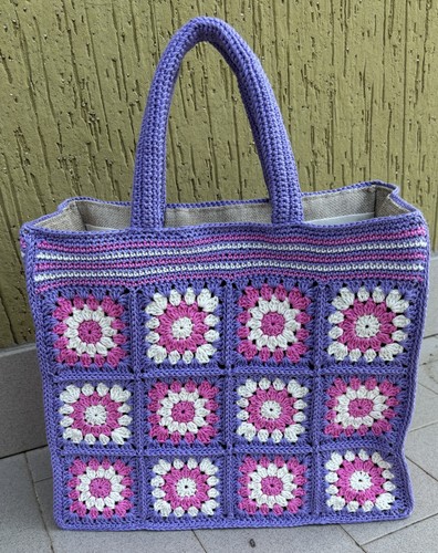 Borsa uncinetto fatta - borsa, ad