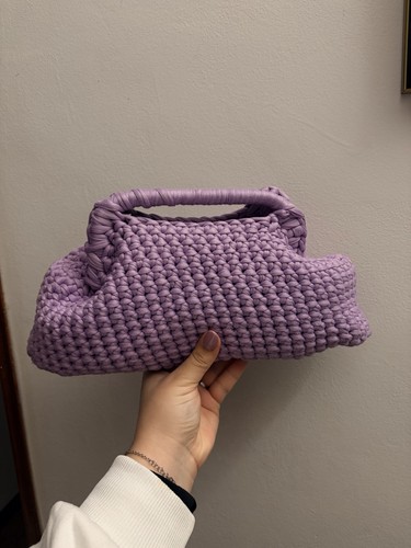 Borsa uncinetto fatta - , a