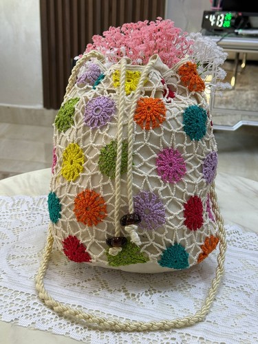 Borsa secchiello fatta a - secchiello,