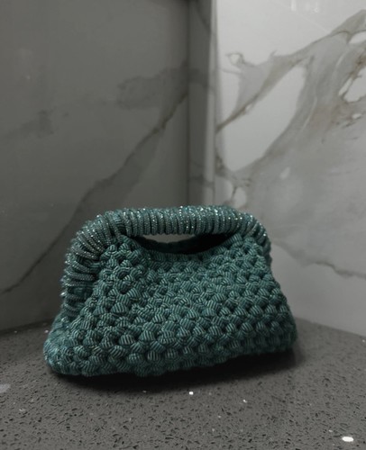 Borsa clutch all uncinetto - clutch, all'uncinetto