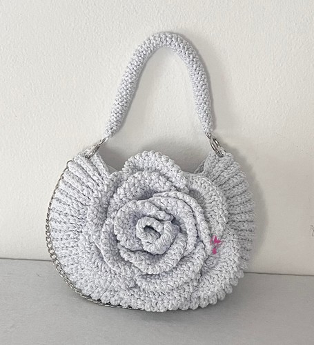 Borsa uncinetto glitter - borsa,, uncinetto,