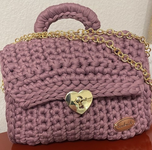 Borsa fatta mano uncinetto - borsa,
